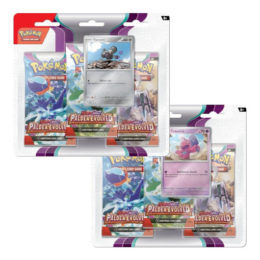Picture of Pokemon TCG Paldea Evolved SV02 Triple Booster Pack